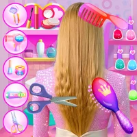 Hair Salon and Dress Up Girl