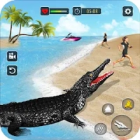 Hungry Animal Crocodile Attack