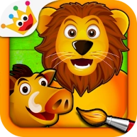 Savanna - Puzzles and Coloring