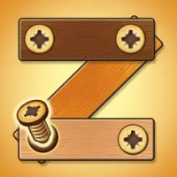 Wood Nuts Screw & Bolts Puzzle