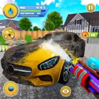 Power Wash Car Wash Game 3D