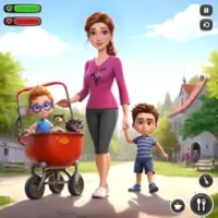 Mother Life Simulator Games 3d