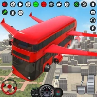 Flying Bus Driver Simulator 3D