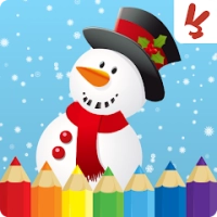 Kids coloring book: Christmas