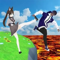 The floor is lava game brawl