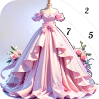 Princess Dress Coloring Game