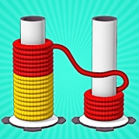 Rope Color Sorting Game
