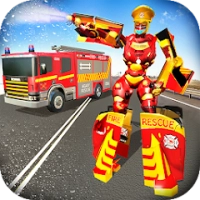 Firefighter Robot Rescue Hero
