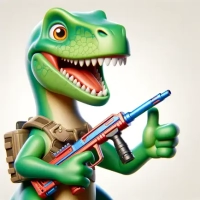 Dinos With Guns
