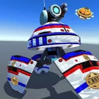 US Police Robot Shooting Games