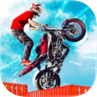Dirtbike Roof Top Racing Game