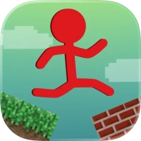 Stickman Cube Craft Parkour