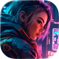 Cyber Night Neon City Arpg War