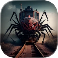 Scary Spider Train 3D Survival