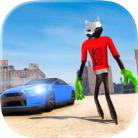 Superhero Cat City Crime Games