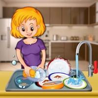 Kitchen Cleaning House Games