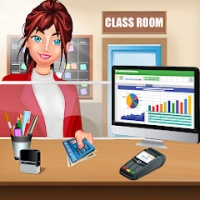 High School Pro Cashier Girl