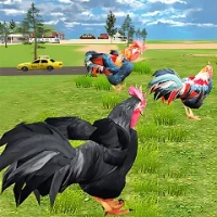 Farm Rooster Fight Hen Games