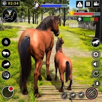 Wild Horse Family Simulator 3D