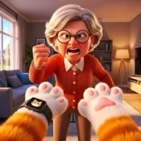 Kitty Vs Granny House Prank