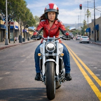 Open World Bike Drive Game 3D