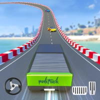 Ev Truck Stunt Race Car Games