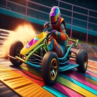 Go Kart Ramp Car Stunt Games