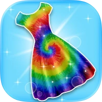 Tie Dye Dress Makeup Artist