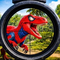 Spider Hero vs Dinosaurs Hunt