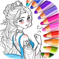 Princess Game Fantasy Coloring