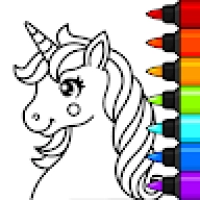 Unicorn Coloring Game For Kids